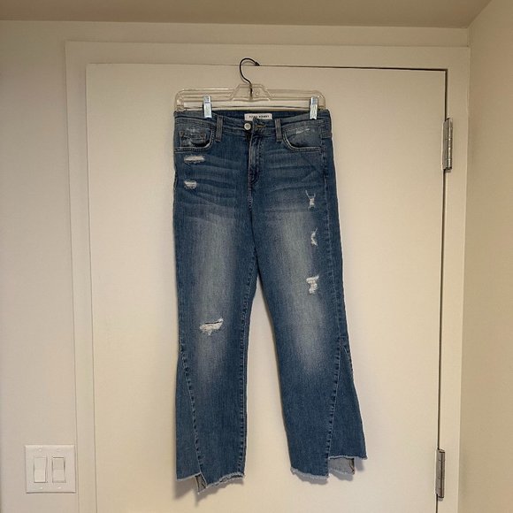 Flying Monkey Denim - Flying Monkey Cropped and Flared Jeans (Size 28)